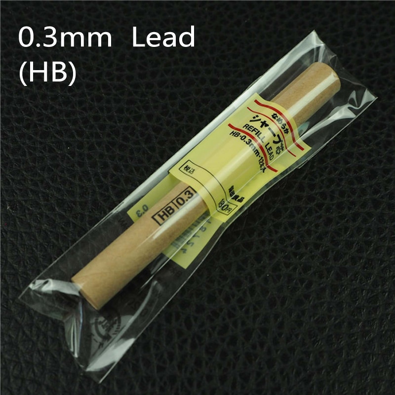 MUJI Mechanical Pencil Low Center of Gravity 0.3 0.5MM Automatic Pencils Lead Office School Supplies Stationery Crayon A Papier: 0.3mm refill HB