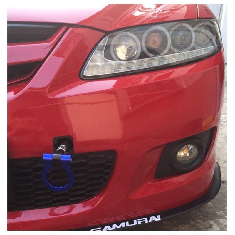 Towing Bars Aluminum Alloy Modified Front Bumper Universal Trailer Hook Round Trailer Pull Ring 2020NEW Accessories