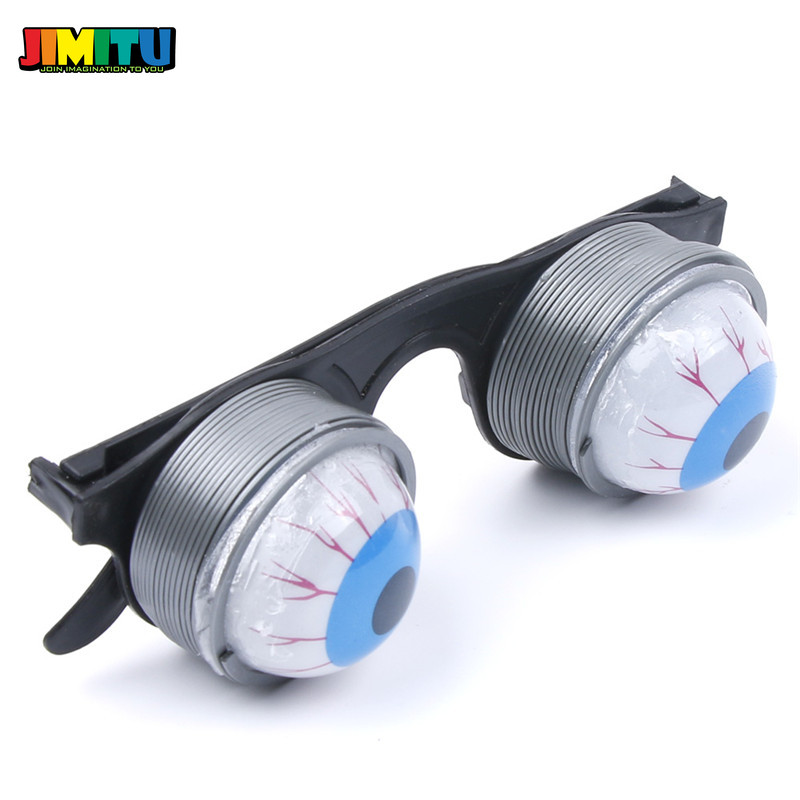 Halloween Pop Uit Eye Dropping Eyeball Bril Horror Masquerade Scary Ogen Bril Party Prank Grappige Grap Speelgoed