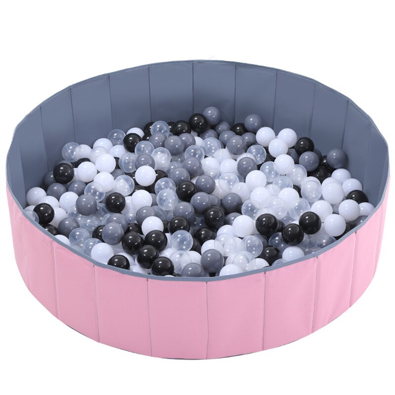 Infant Glänzende Kugel Gruben Faltbare Ball Pool Ocean Ball Laufstall Spielzeug Waschbar Falten Zaun Kinder Geburtstag