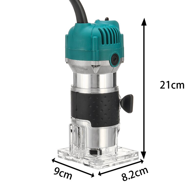 Recortadora eléctrica para carpintería, fresadora portátil de 220v, herramientas de trabajo mecánico de madera