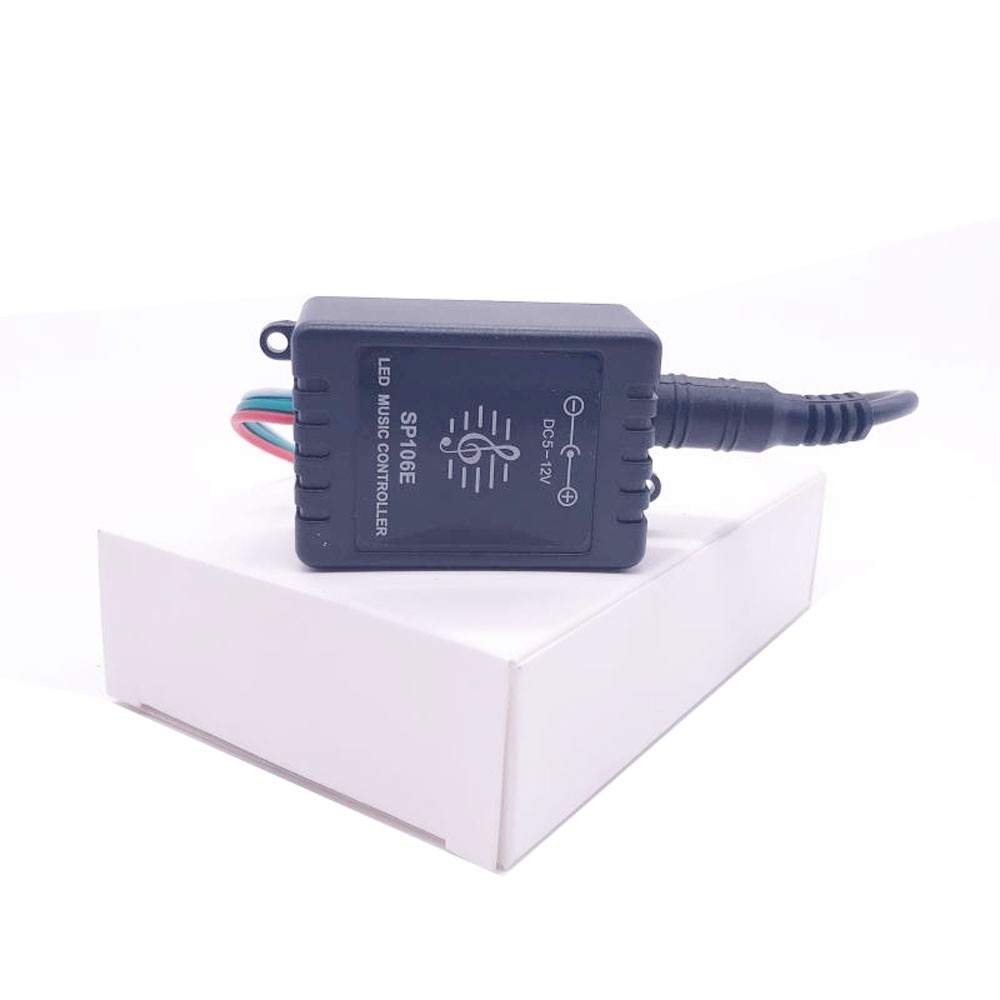SP106E 9 Toetsen Led Muziek Controller Voor WS2811 /WS2812B /6812 /1903/6803 Magic Led Strip Tape Kleurrijke Muziek controller DC5V-12V