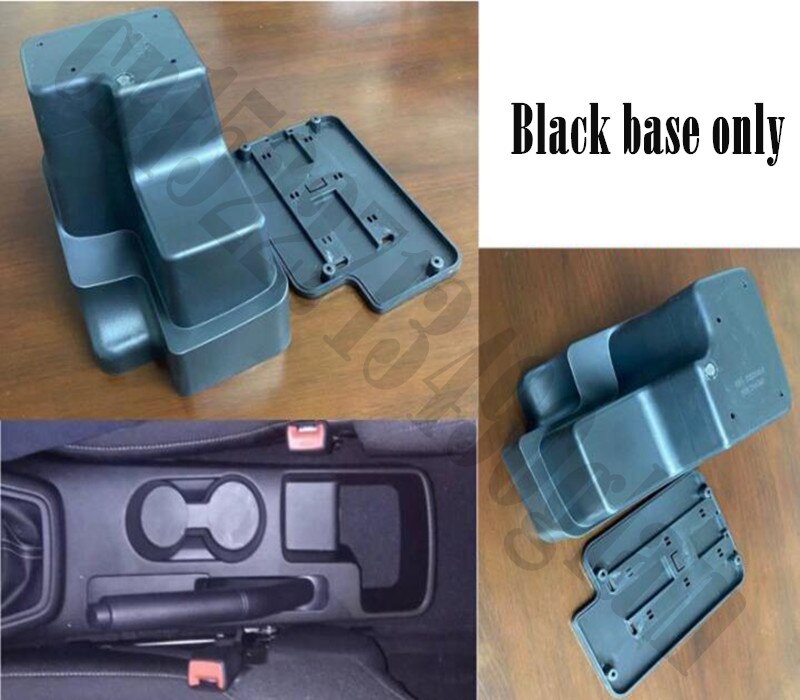 For KIA STONIC Armrest box For KIA RIO Armrest Europe South America Retrofit parts Car Center Storage car accessories: Black base only