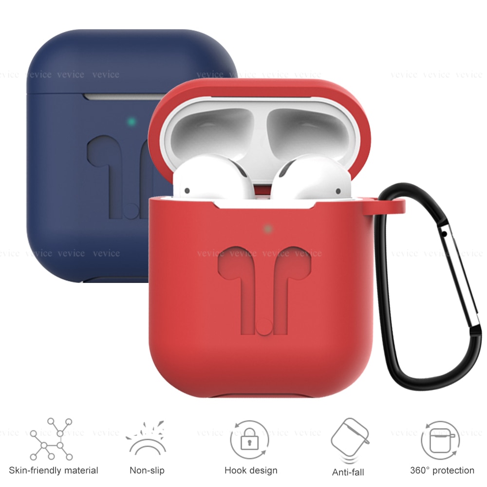 Soft Silicone Cases for Airpods 2nd 1st Protective Earphone Cover Case for Apple airpods2 Air pods 2 1 Shockproof Sleeve Pouch