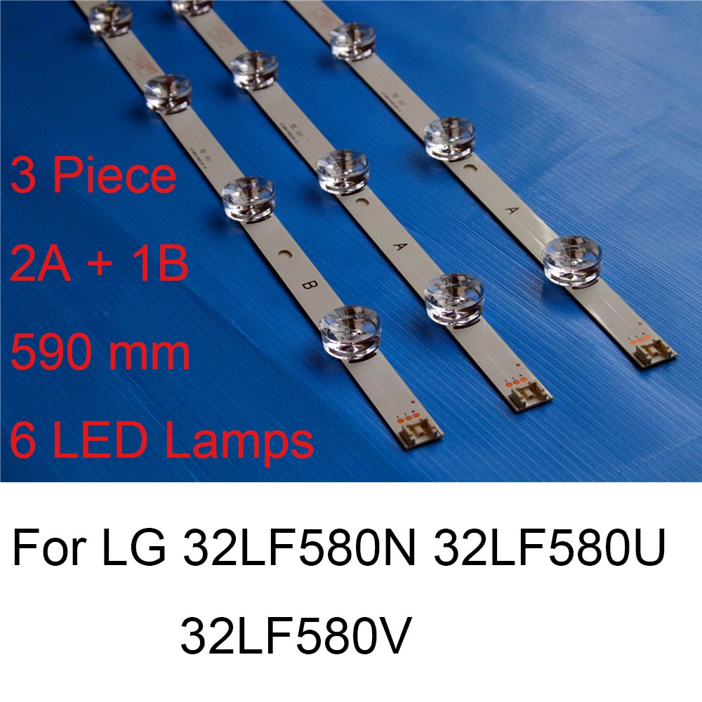 Brand Led Backlight Strip Voor Lg 32LF580N 32LF580U 32LF580V Tv Reparatie Led Backlight Strips Bars 6 Lampen Een B type Originele