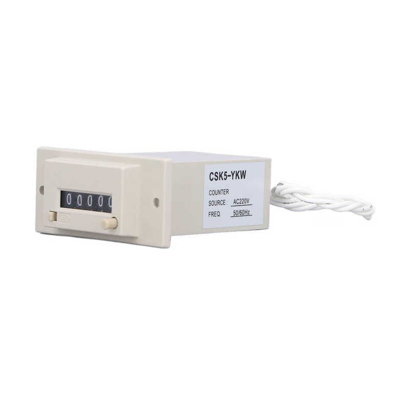 Pulse Counter Accurate Counting Small Indication Error ABS Material Electromagnetic Pulse Counter