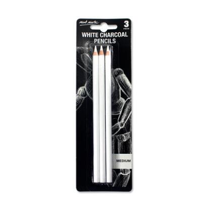 2/3 stk hvid kulstof højglans blyant ru kerne svært at bryde kunst kunst maleri tyk monokrom nylon graffiti neutral pen: 1