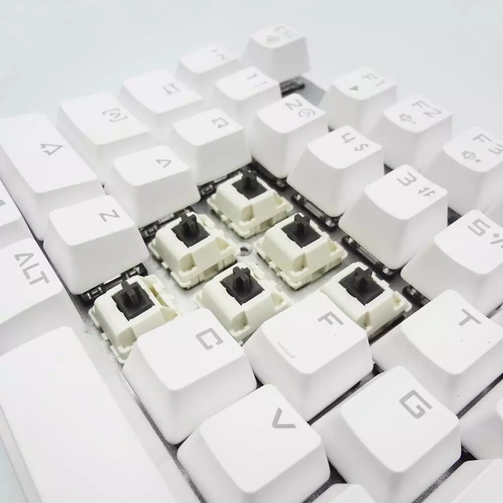 4PCS/10PCS Tactile Keyboard Switch Cream Housing Koala Key Switchs 62g 67g Tactile key For Custom Mechanical Keyboards