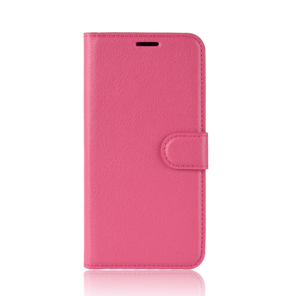 レザーフラップケース,tpu電話ケース,カードホルダー,alcatel 5033 5033d 5033x 5059d: For Alcatel 1 5033 / Rose Red