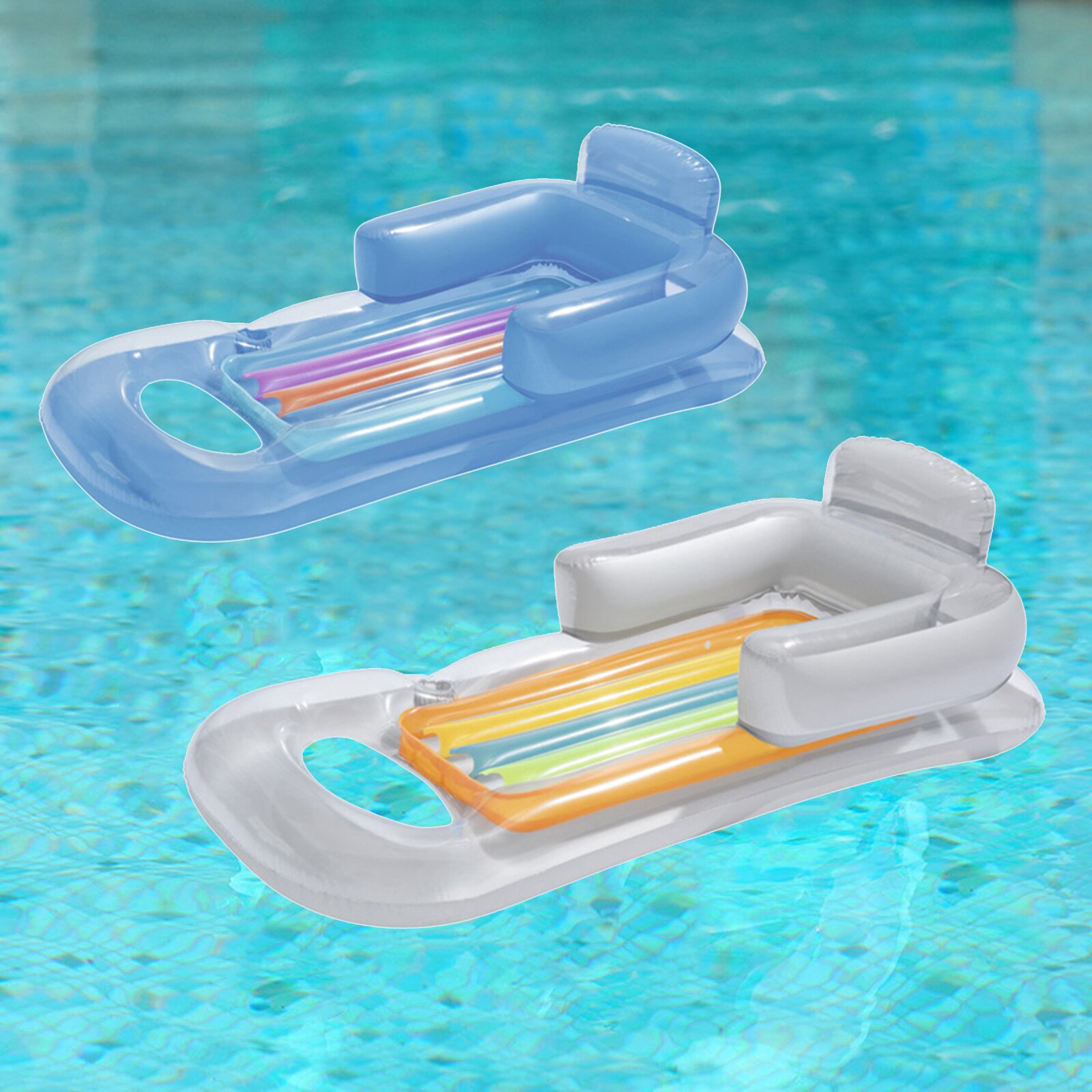 Opblaasbare Zwembad Lounger Drijvende Air Bed Fauteuil Water Hangmat Air Matras Water Matras Sofa Water Sport Speelgoed