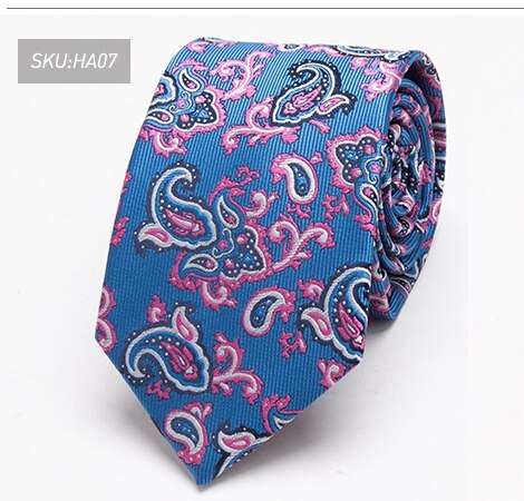 Men Ties luxury skinny tie's Mens flower Neckties Gravata Jacquard Tie Business man's Wedding Animal dress Bowtie 7cm: HA07