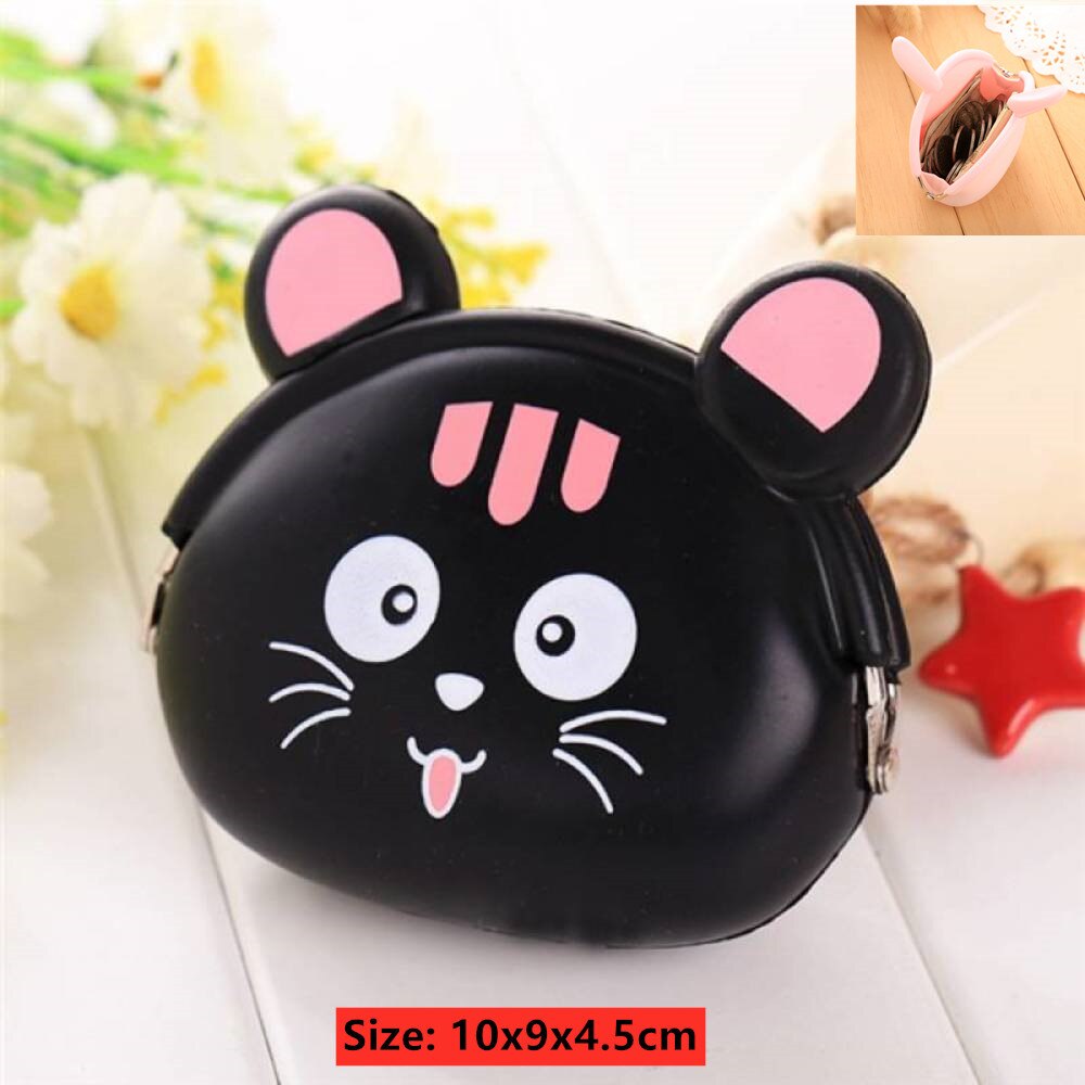 Mode Schattige Kinderen Portemonnee Kleine Vrouwen Coin Zakken Mooie Afdrukken Portemonnee Dier Bloem Muntzakken Meisjes Coin tassen: B4