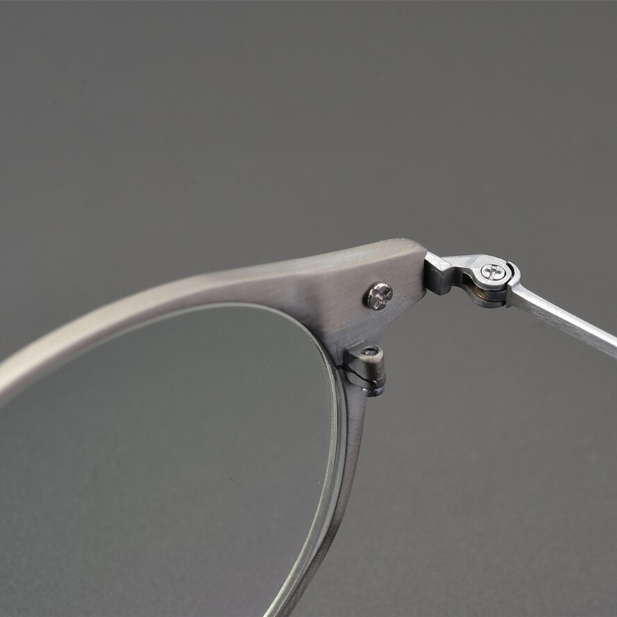 Titanium Glasses Frame Men OV1181 Retro Frame Brand Eye Myopia Prescription Glasses Frames for Men Round Glasses
