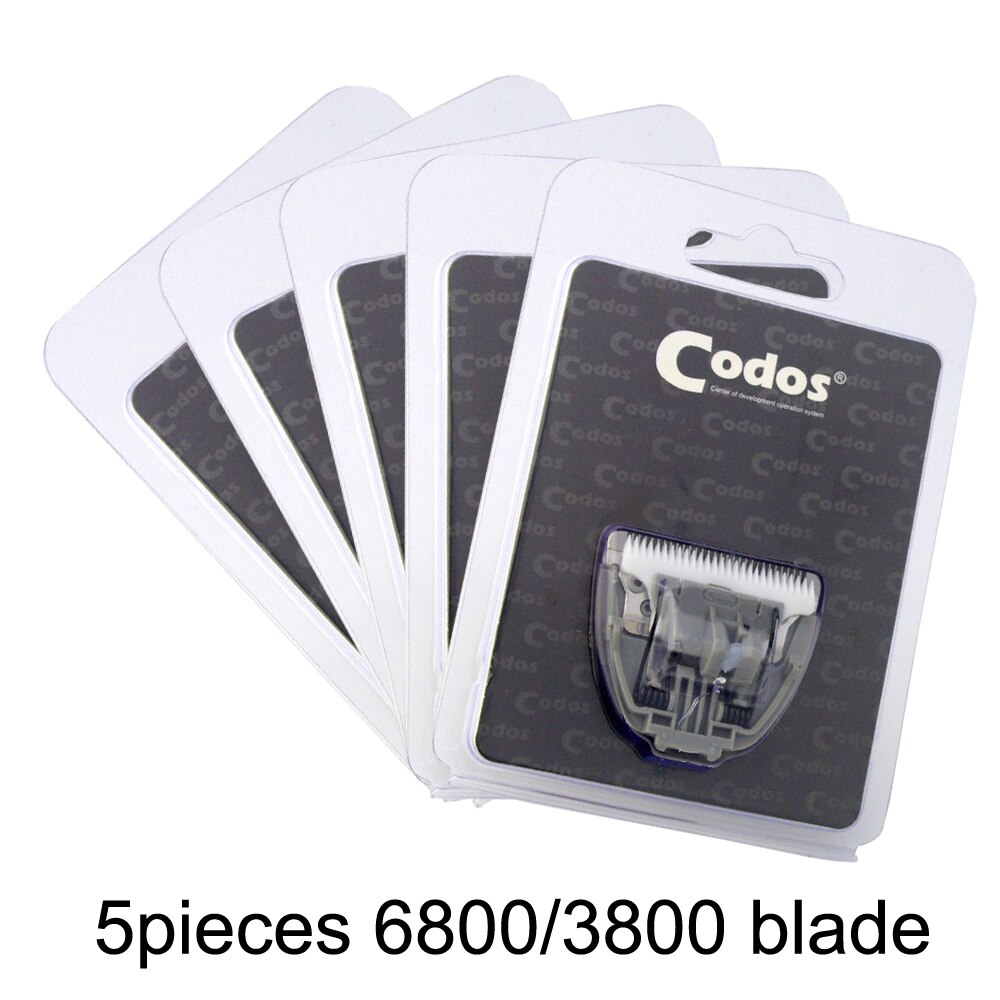 5 stuks Originele Codos KP3000/CP6800/CP5500 Professionele Pet Clipper Blade Voor Honden/Katten