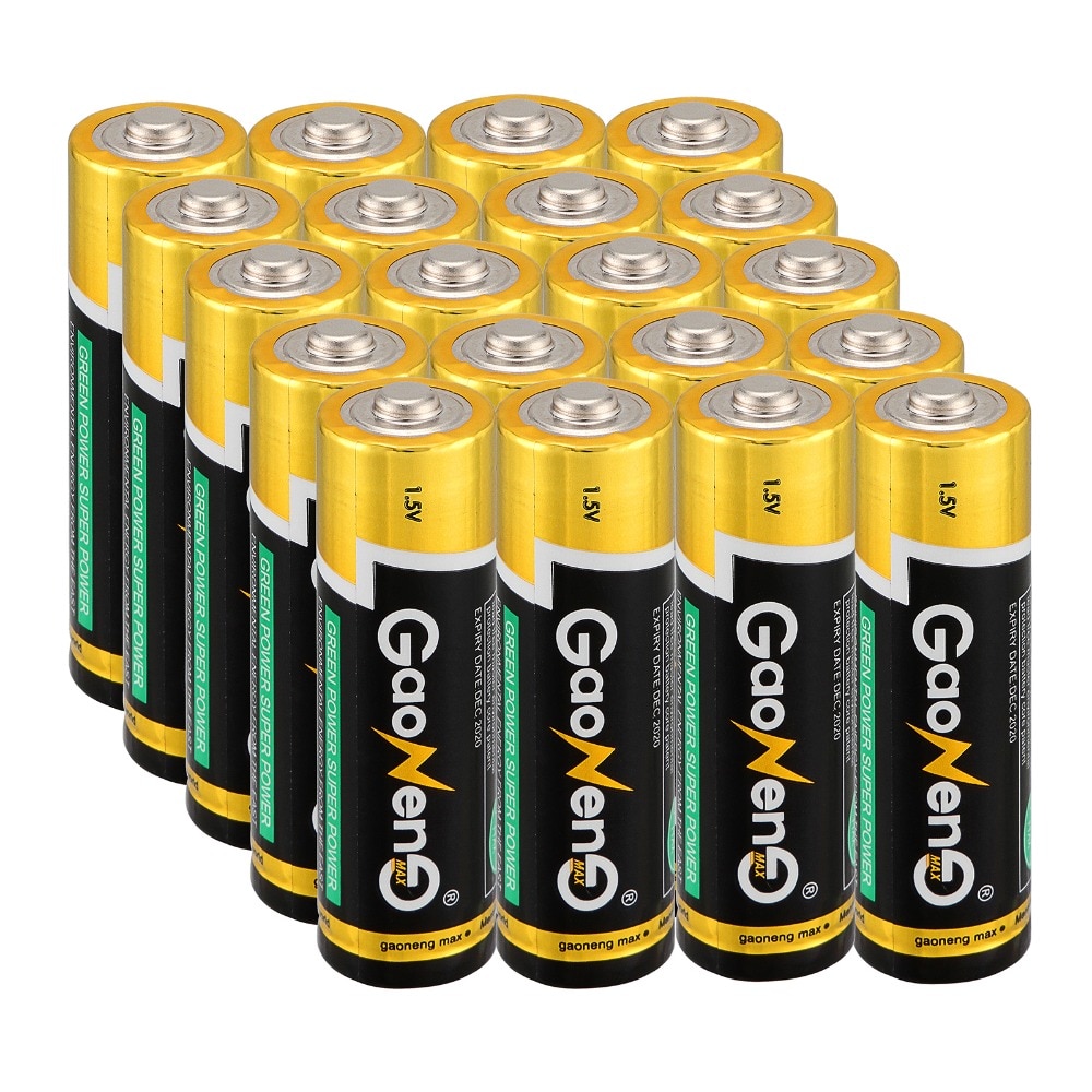 Nowy20 szt. Baterie alkaliczne Gaoneng Max AA 1.5v baterie masowe ochrona środowiska baterie zasilanie