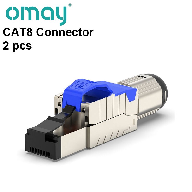 RJ45 CAT8 ABGESCHIRMTES KABEL 40Gbps 2000MHz S/FTP 22AWG 4PR SAUERSTOFF-FREIES KUPFER LSZH ANSI/TIA 568C.2-1 &amp; ISO/IEC TR 11801 OMAY: CAT8 Blue