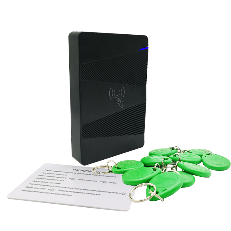 Cerradura de puerta Rfid EM impermeable, sistema de Control de acceso al aire libre, 125Khz: H2D-Green Keyfobs
