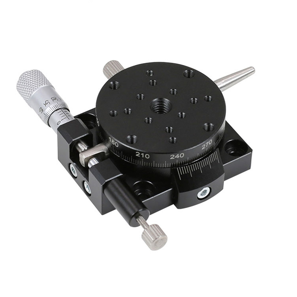R Axis RSP40 Precision type Manual Rotating Platform Sliding stage Precision Bearing Linear Stage Load 9.8N 40mm RSP40-L RSP40-R