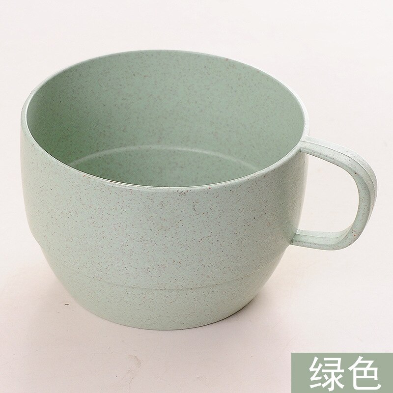 Tasse à café au lait en paille de blé écologique, tasse de petit-déjeuner biodégradable, tasse à thé avec poignée en ruban simple et unie: 02