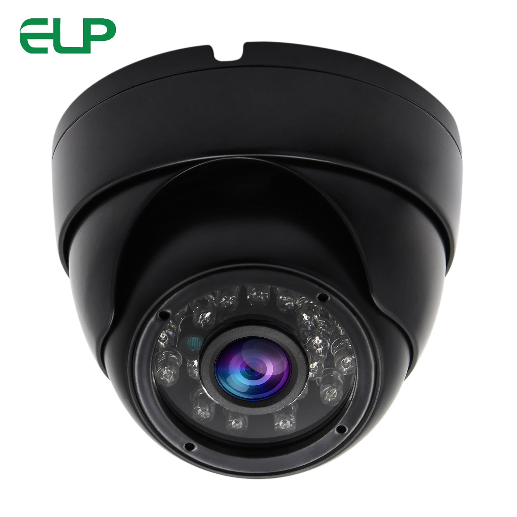Elp 1 megapixel 720p dages nattesyn infrarød ir usb kamera, cctv sikkerhed vandtæt usb dome webcam til android, windows, mac