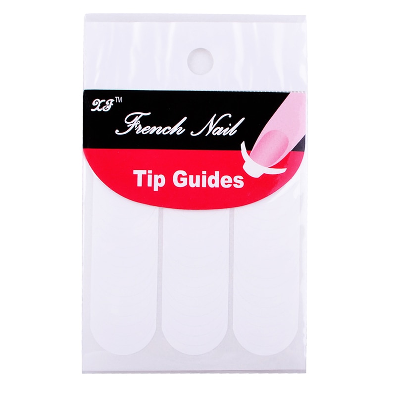 Belen-Juego de puntas de uñas de Gel UV, Set de manicura francesa puro y brillante, conjunto de salón de puntas francesas con esmalte de uñas de Gel de colores UV LED