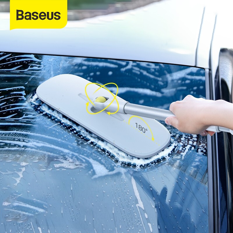 Baseus Autowasseretteborstel Afneembare Verstelbare Wasmachine Mop Voor Auto Thuis Cleaning Tools Auto Detaillering Borstel Accessoires