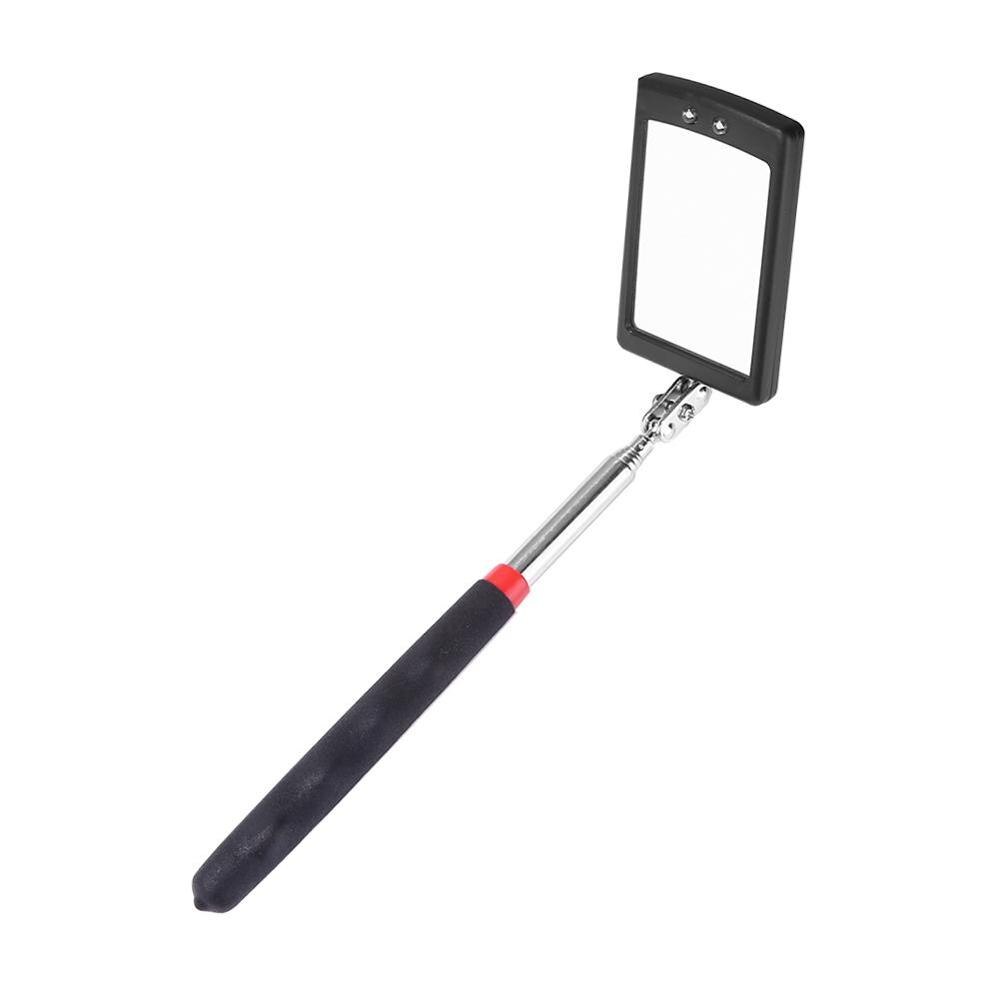 Auto LED Light Extendible Inspection Mirror Endoscope Car Chassis Angle View Automotive Telescopic Detection Tool Equipment