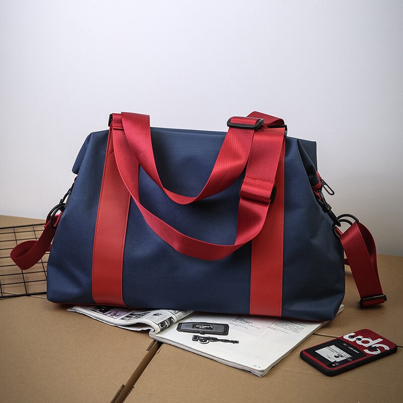 Borsa da uomo nuova borsa da viaggio in stile coreano bagaglio da viaggio Versatile portatile di grande capacità 2022 nuovo: Dark Blue