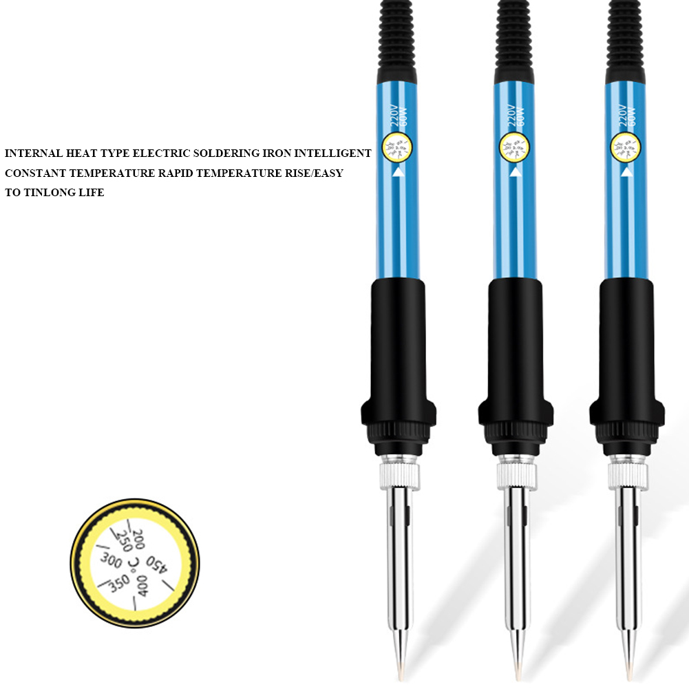 60W Electric Soldering Iron Station 220V 110V US/EU/UK PlugTemperature Adjustable Welding Soldering Tips Tools