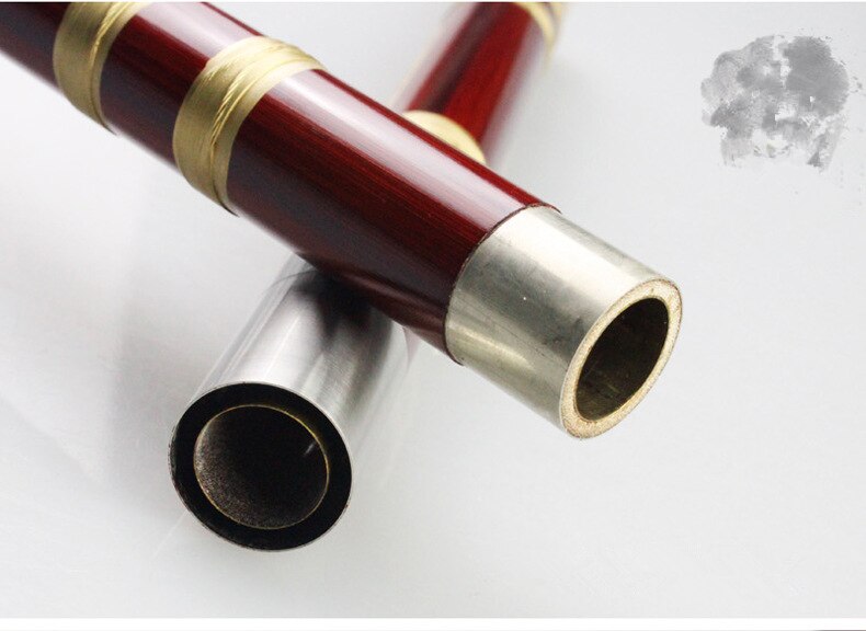 Flûte chinoise en bambou, flûte professionnelle flauta national instruments musicaux dizi joint en cuivre nay flauto flûte de