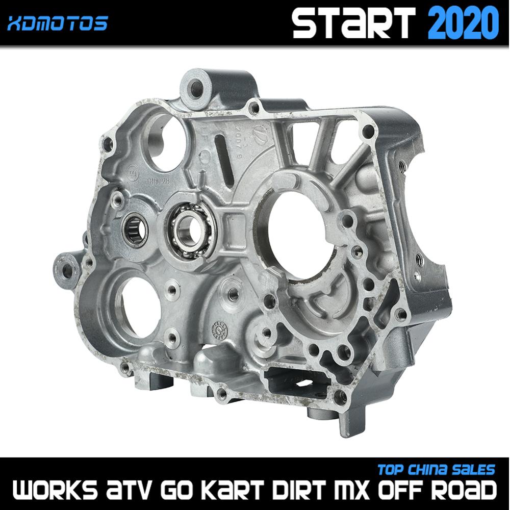 Cárter de motocicleta Lado derecho cárter de estator para lifan 150 150cc Horizontal de arranque de los motores de suciedad Pit bicicletas piezas