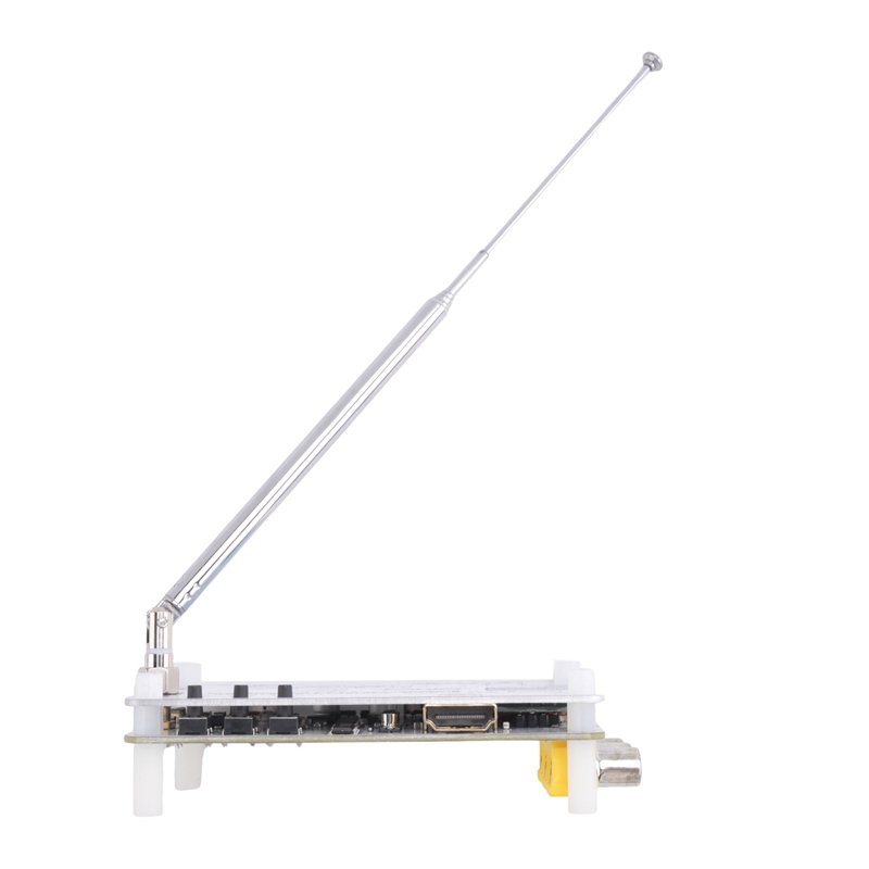 A12E-White Analog TV Signal Transmitter Home Analog TV Transmitter With OLED Display For Global Tvs