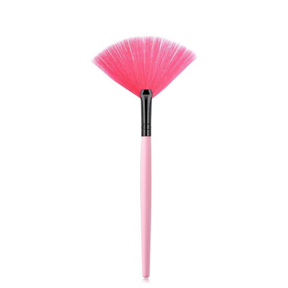 1PC Retractable Blush Makeup Brush Aluminum Handle Eyeshadow Foundation Facial Brushes Makeup Cosmetic Tools: 3