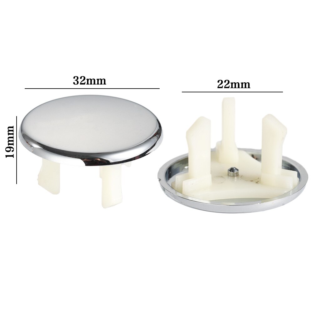 2Pcs Sink Hole Round Overflow Cover Ceramic Pots Basin Covers Kitchen Hotels Bathroom Accessories: C