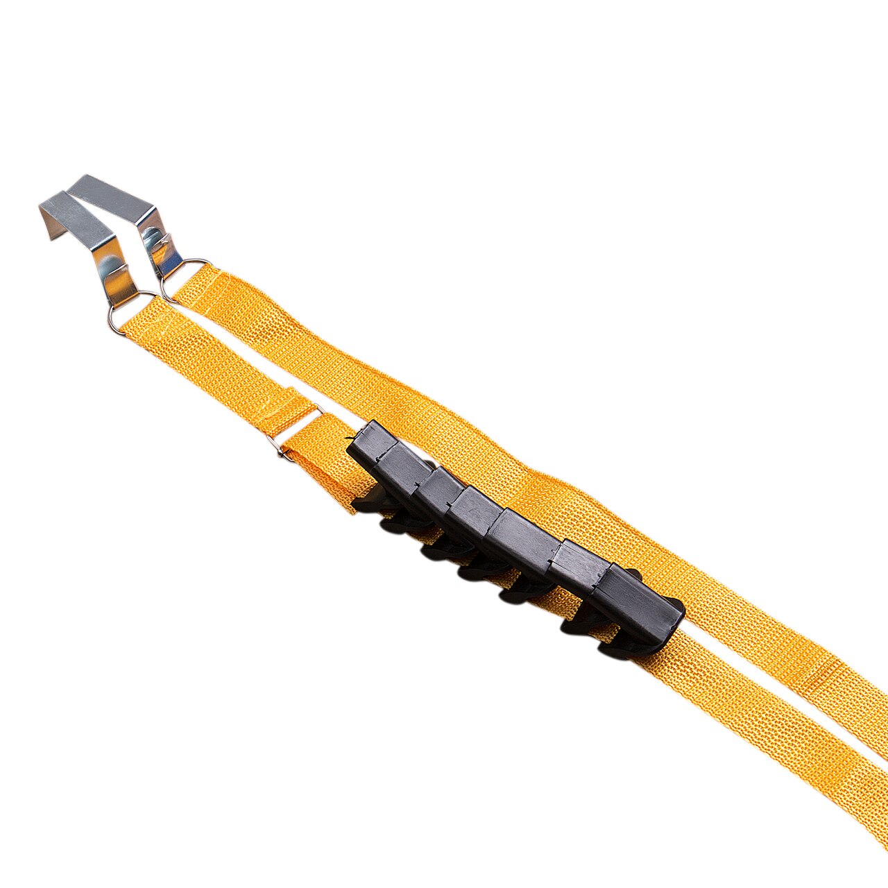 Adjustable Over Door Hook Rack Coat Hat Bag Clothes Hanger Organizer Storage Holders Home Storage Organization Clothes Rack: Yellow