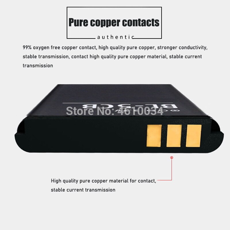 BL-5CB BL5CB 800mAh Replacement Battery For Nokia 1616 1800 c1-02 1280 E60 3600 3660 6620 6108 3108 2135 6086 6108 6230