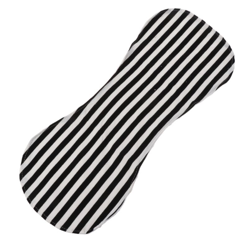 Bavoirs en coton, bavoirs pour bébé, serviettes douces et absorbantes pour nouveau-nés, chiffons pour rot, ensemble de baby shower: Noir