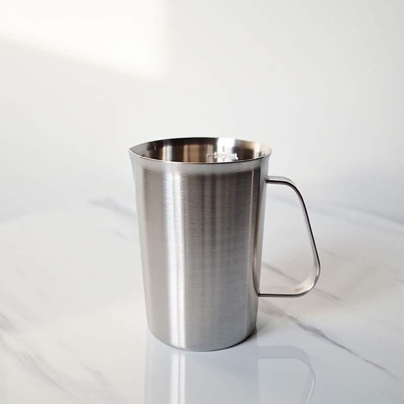 2pcs DIY scented candle wax cup stainless steel with graduated measuring cup melting wax high temperature candle container