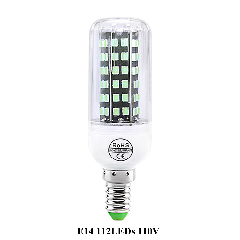 E27 E14 110V/ 220V UVC lampa bakteriobójcza lampa robić dezynfekcji żarówka kukurydza UV ultrafioletowe dezynfekcji ozonem lampa kurz roztocza sterylizator: E14 112LEDs 110V