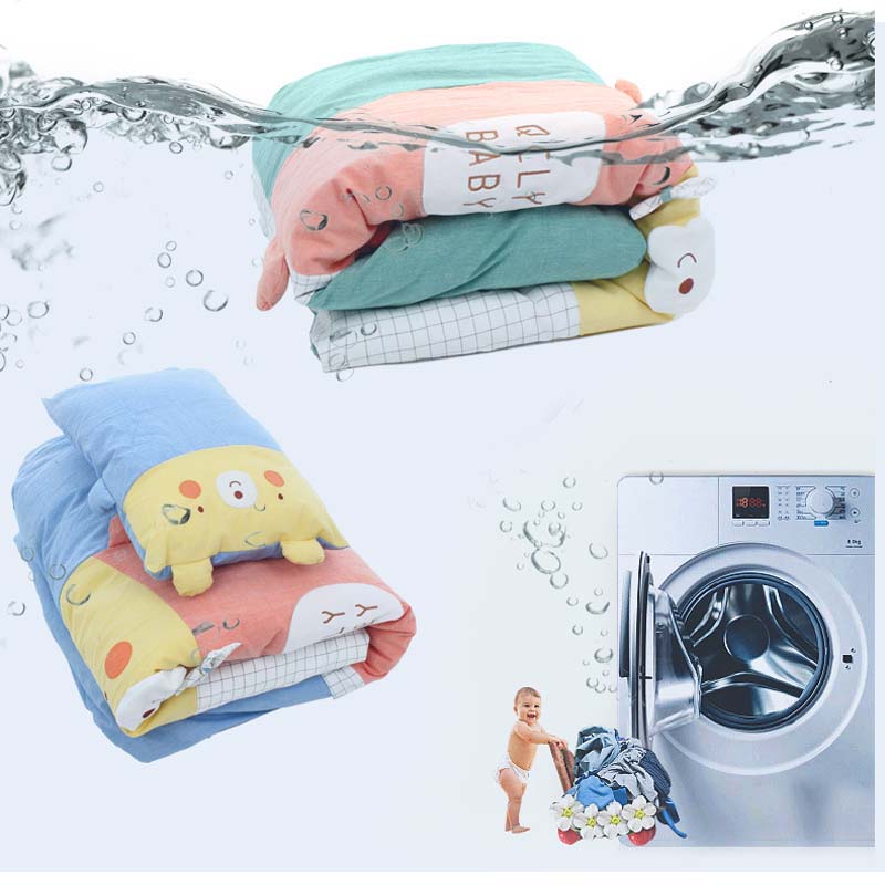 Couette en coton à emmailloter pour bébé, couverture de berceau amovible, multifonction, dessin animé, automne et hiver