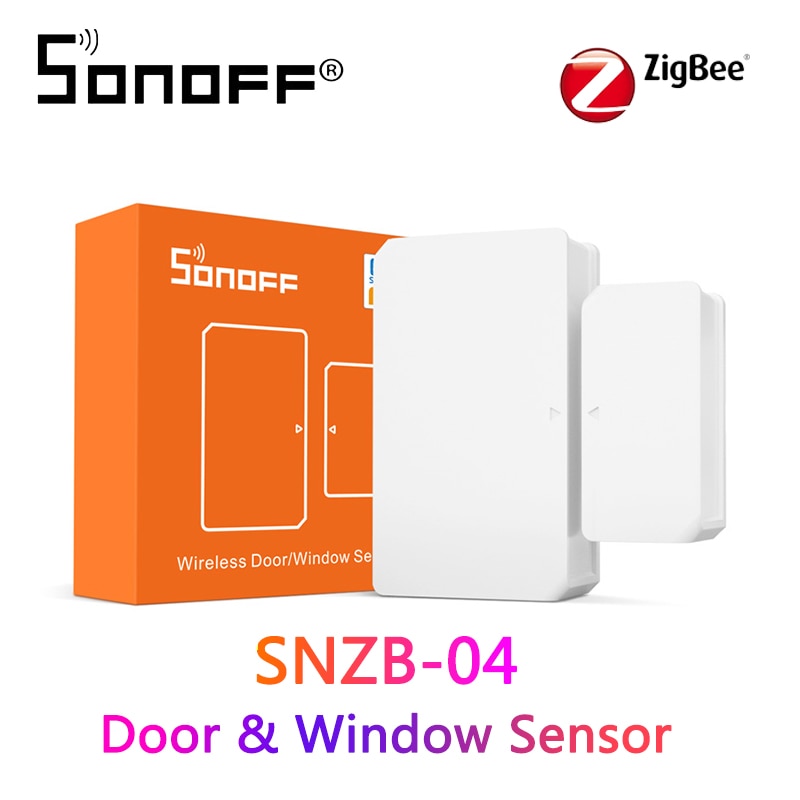 Sonoff SNZB-04 Zigbee Draadloze Deur/Raam Sensor Detector Op/Off Alert Kennisgeving Werk Met Ewelink App Smart Home securit