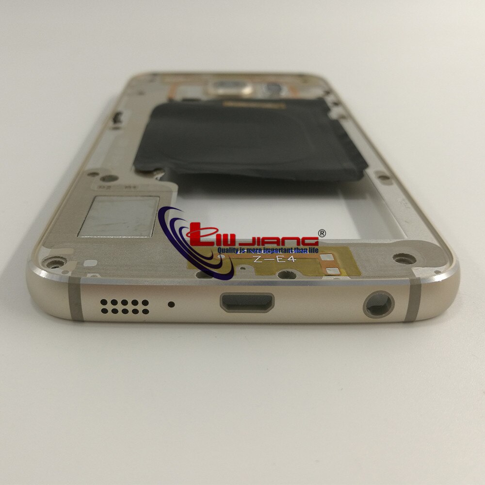 Middle Frame For Samsung S6 Edge G925 G925F G925A G925i Mid Bezel Metal Housing Chassis with Camera Lens Replacement Parts