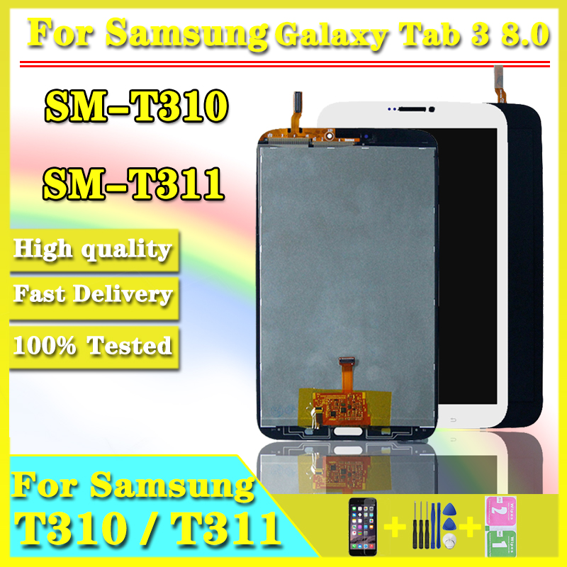 8.0 &quot;oryginalny LCD zamiennik 8&quot; dla Samsung Galaxy Tab 3 8.0 SM-T310 SM-T311 wyświetlacz LCD ekran dotykowy montaż T310 WIFI /T311 3G