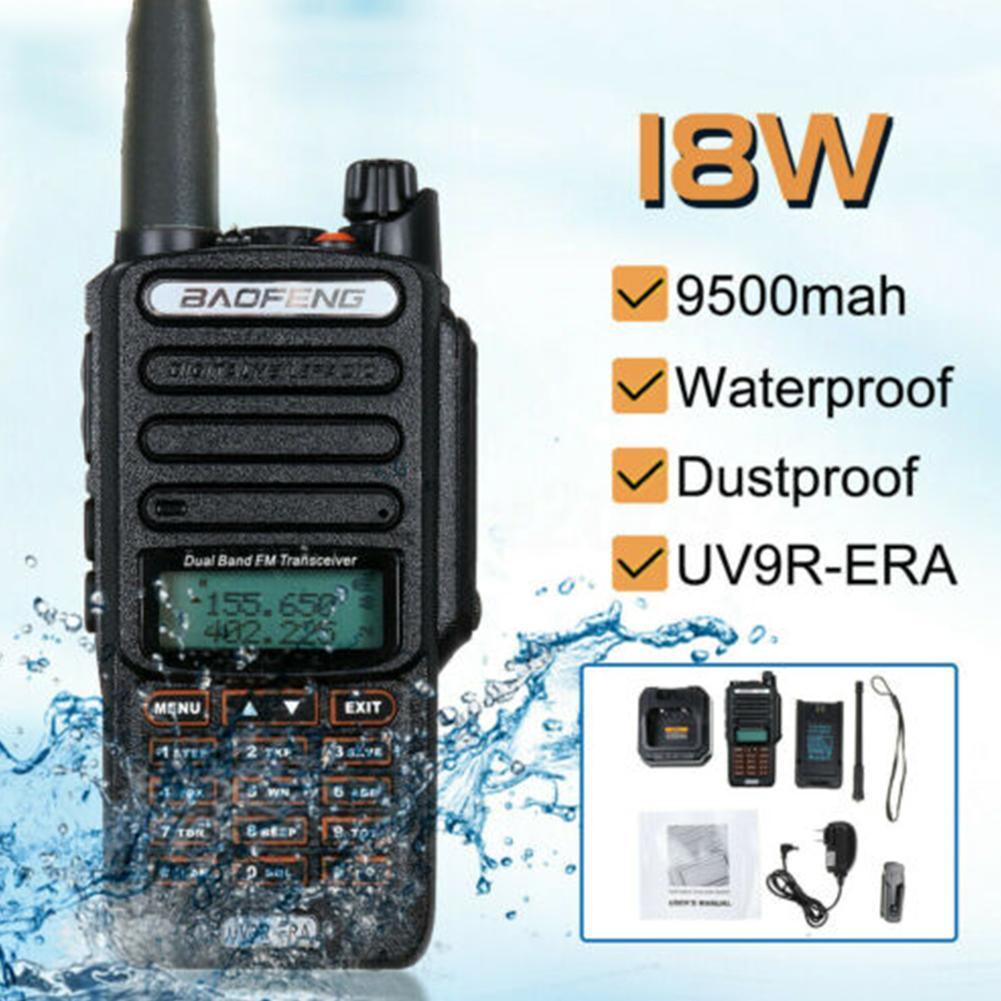 Baofeng 新トランシーバー 25 キロIP68 防水baofengラジオ 9Rラジオuhf cb comunicador uv-9rプラスvhf時代uvハム時代M0I0