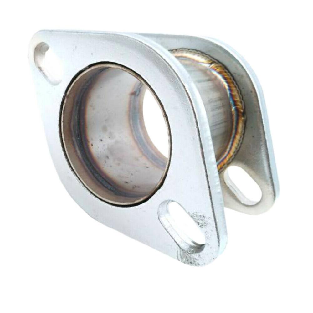 2.5" 2 Bolt Flange Catback Exhaust Muffler Pipe Extension Flange Steel Adapter