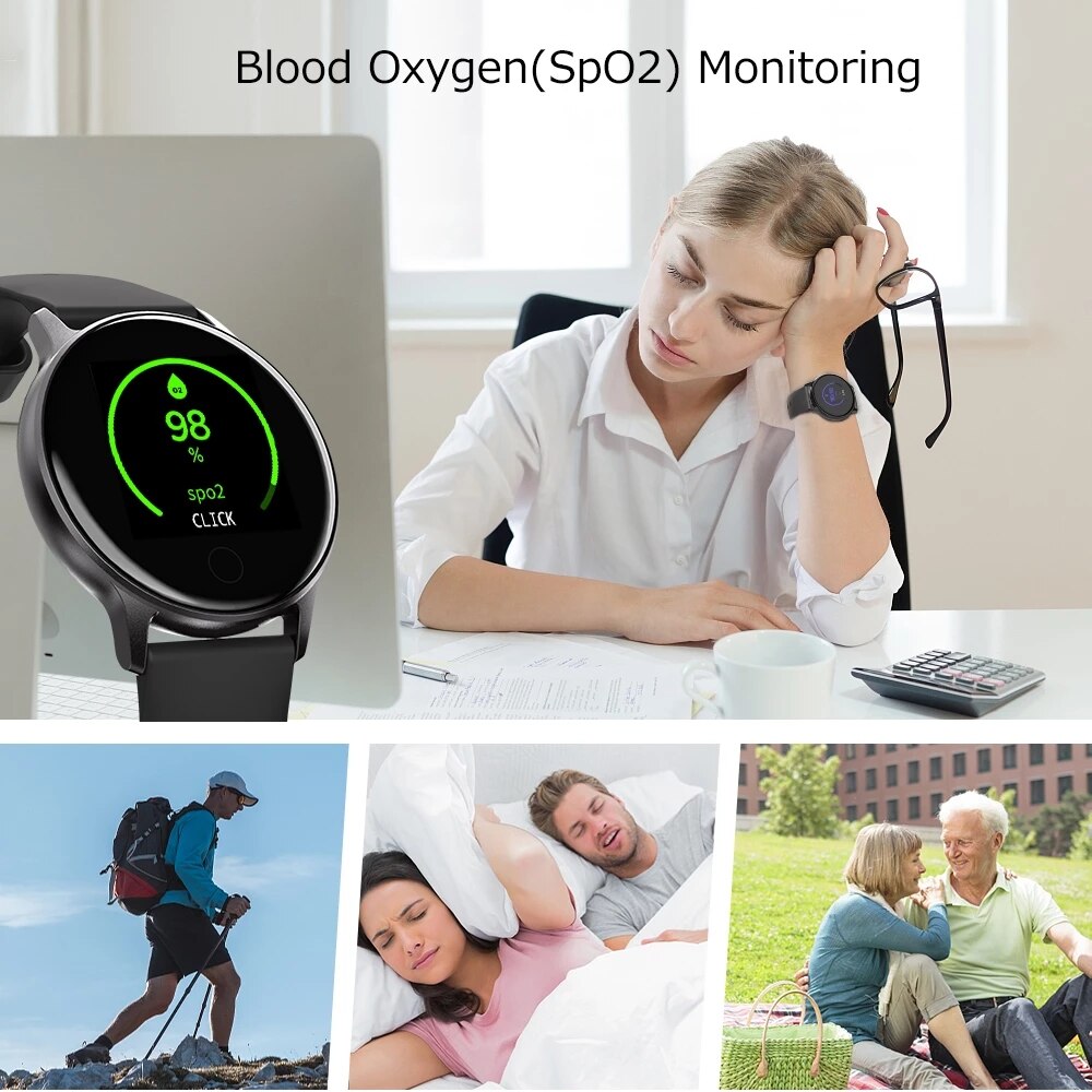 UMIDIGI – montre connectée Uwatch 3S pour Android et IOS, étanche jusqu'à 5atm, avec horloge, moniteur de fréquence cardiaque et de sommeil