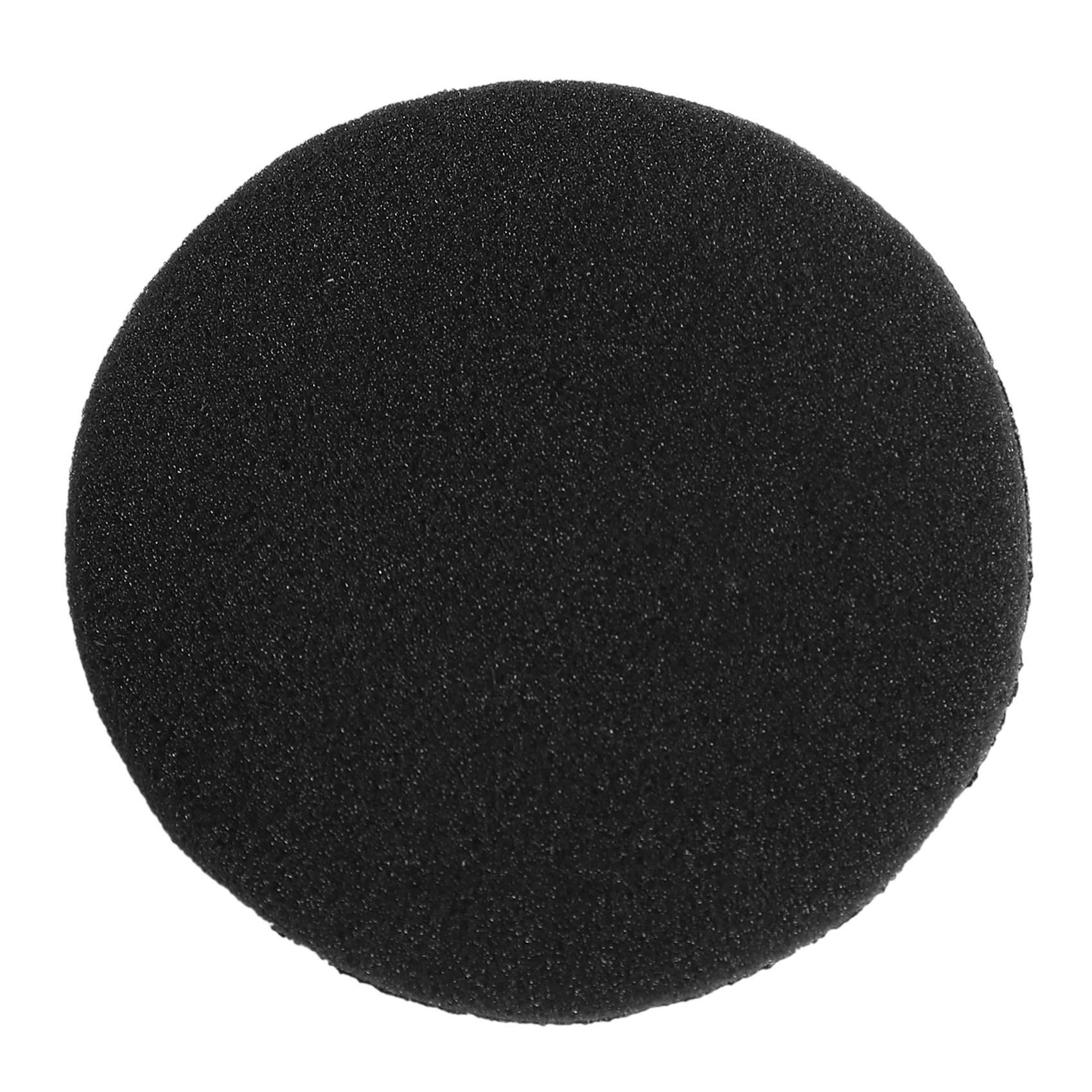 4 Pair 60mm Replacement Ear Foam Earphone Pad Covers for Headset Headphone Black