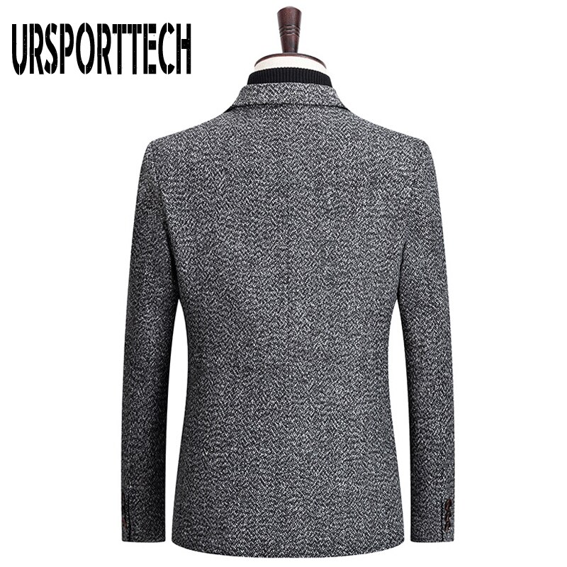 printemps automne hommes Plaid Blazer affaires décontracté hommes coupe ajustée costume veste grande taille décontracté hommes Blazer veste
