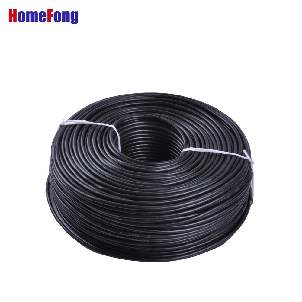Homefong – câble d&#39;extension RVV4 10M 15M 20M 25M, 4 cœurs 24awg pour système d&#39;interphone vidéo de porte