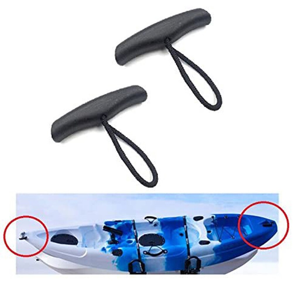 Universal Marine Canoe Kayak T Handle Nylon Dinghy Carry Handle w/ Screws Marine Water Sports Handles With Attachment T-Handle